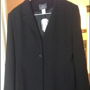 Knee length lined jacket