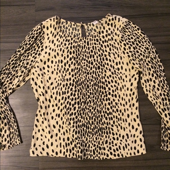 Leopard J. Crew Blouse