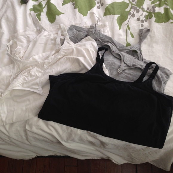 Lot of 4 Nursing Tank Tops