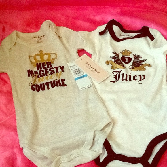 💎🎀Juicy couture baby onesies 🎀💎