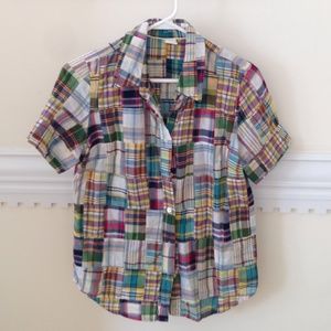 J.crew patchwork top