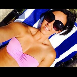 Victoria's Secret 36B Pushup Swim Suit Top Only