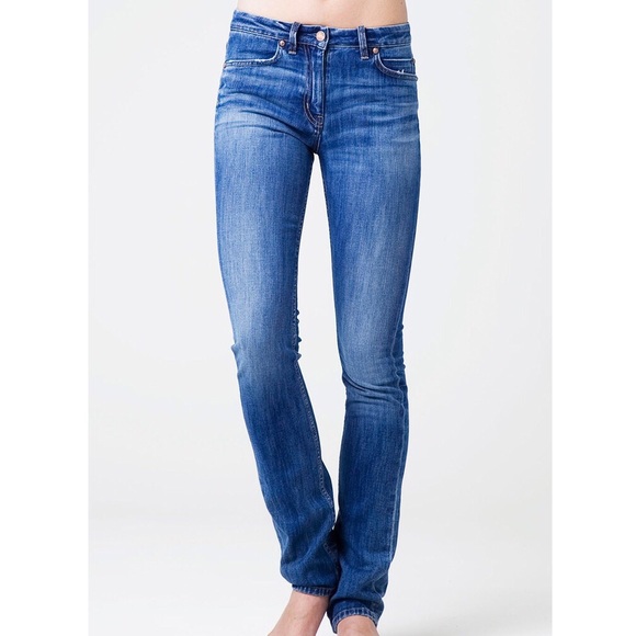 Anthropologie MiH Jeans High Rise Slim Leg Size 30