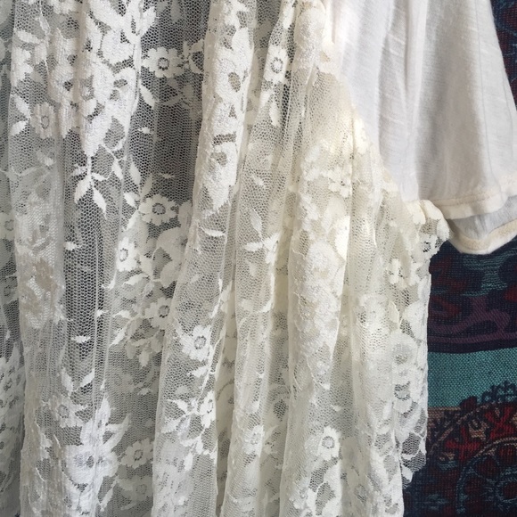 Free People Sheer Lace Top - Picture 3 of 4