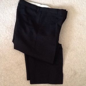 Boys Husky Black Dress Pants