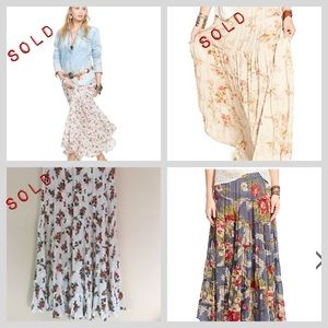 One Left!! RL Denim and Supply maxi skirt