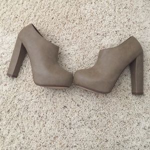 Nude booties