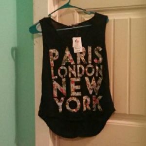 Black Sleeveless Tank