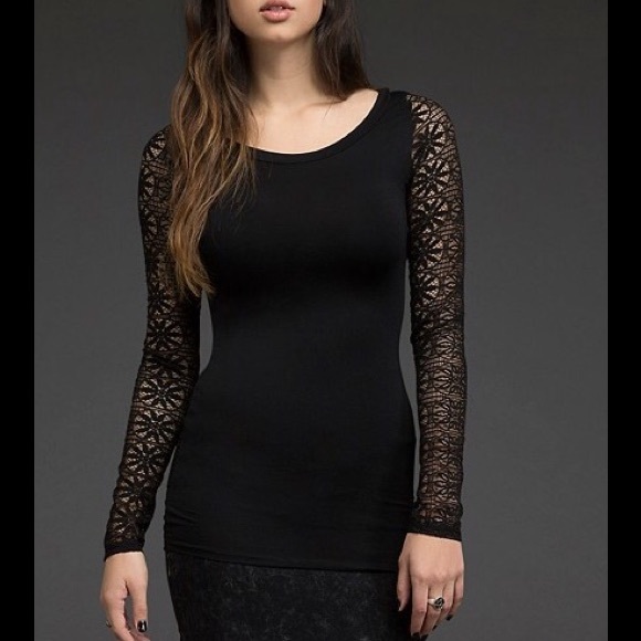 Hot Topic Tops - BRAND NEW Crochet Lace Top by Blackheart