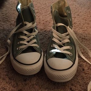 Olive Green Chuck Taylor Classic High Tops
