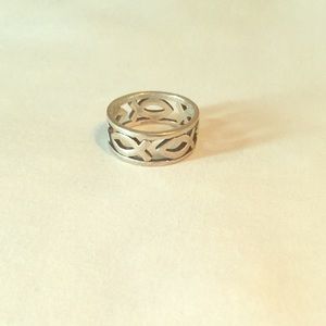 James Avery Ichthus Ring size 7