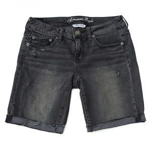 Denim Bermuda Shorts