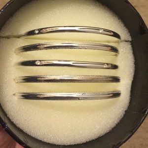 Macy's silver bracelets