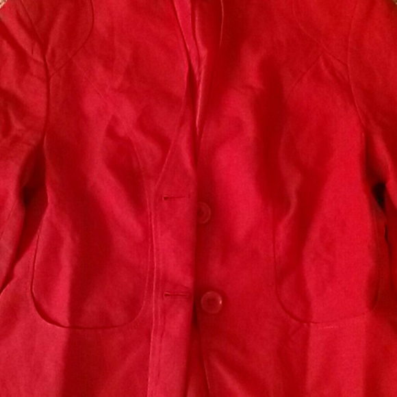 Cute Red peplum jacket - Picture 2 of 3