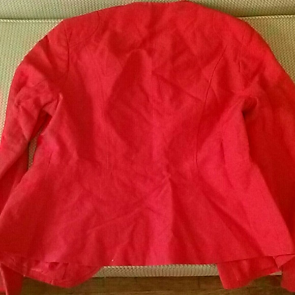 Cute Red peplum jacket - Picture 3 of 3