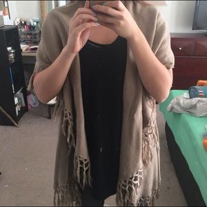 Tan Shawl/Vest