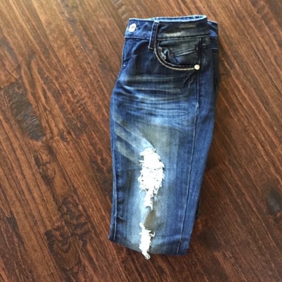 Skinny Faded Jeans