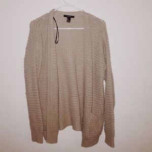 Oversized knitted cardigan