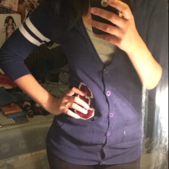 US POLO ASSN. Bach blue cardigan - Picture 1 of 2