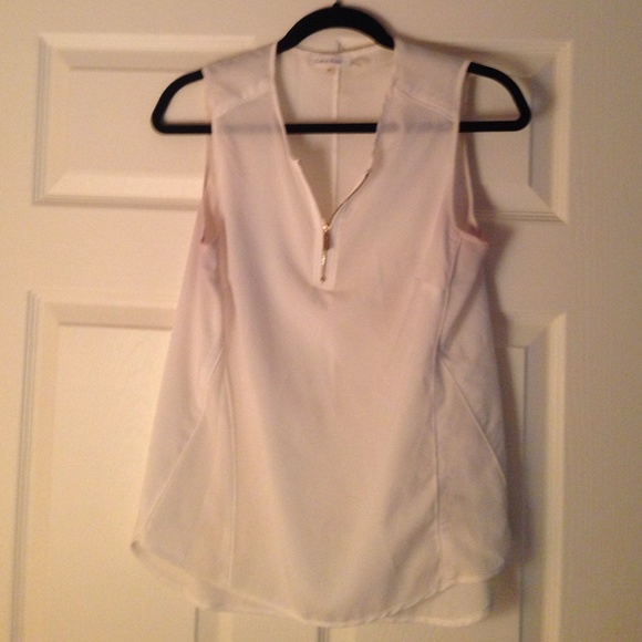 Calvin Klein tank blouse