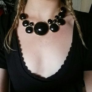 Black and gold necklace