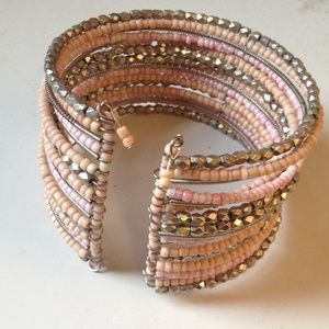 Beautiful beaded cuff bracelet NWOT