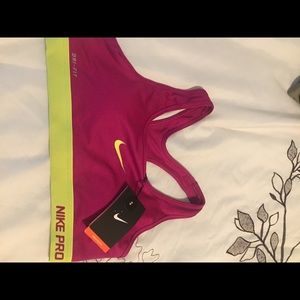 SOLD--Nike pros dry fit sports bra.
