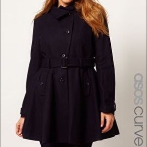 Asos Curve Fit and Flare Trench