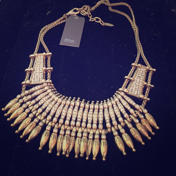 Beautiful Antique Gold Necklace NWT - Picture 1 of 4