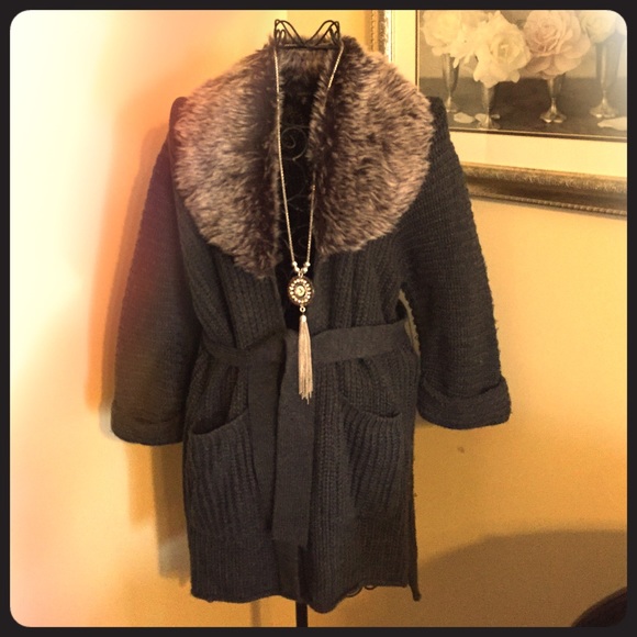 XOXO faux fur Cardigan 🍃🍁🍂🍃🍁🍂