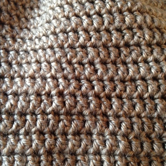 Light Brown Slouchy Beanie - Picture 2 of 3