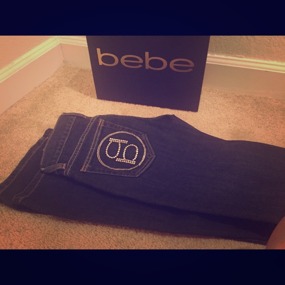 Bebe Blue Boot Cut Denim Jeans!