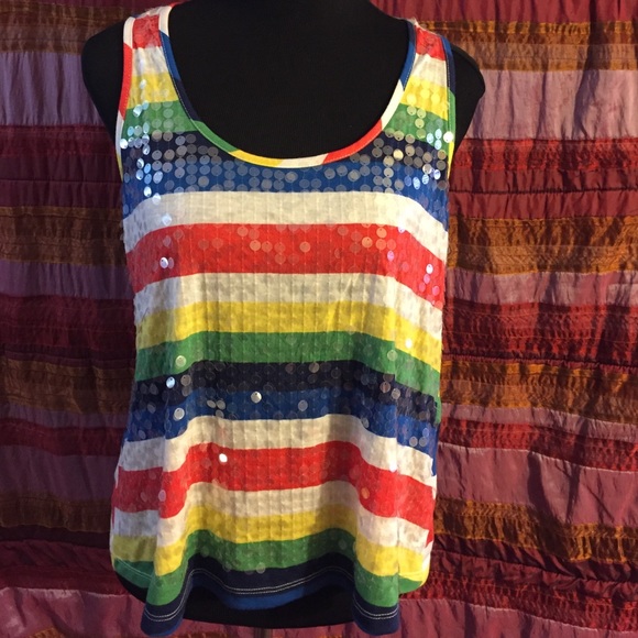 Rainbow tank top
