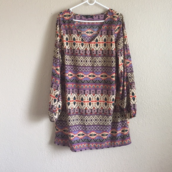 Geoprint Dress - Picture 2 of 4