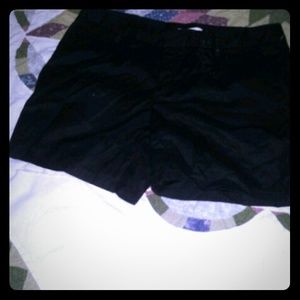Women's Black High Waist Shorts
