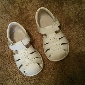 Stride rite white sandals