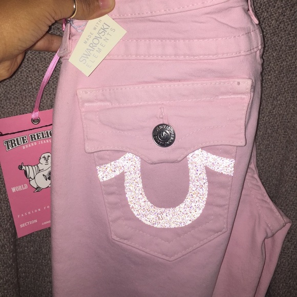 Pink True Religion Jeans