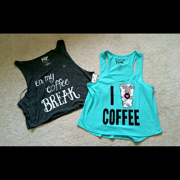 SOLD!! NWT 2 Bundled Coffee Tanks