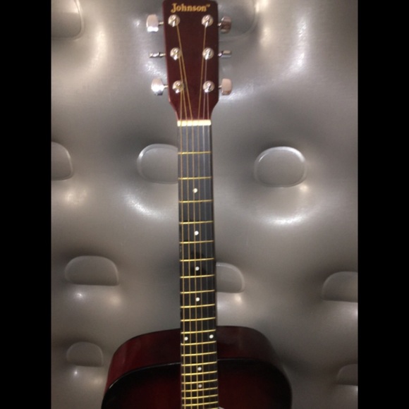 Johnson JG-100 R acoustic guitar Cherryburst ππΌ - Picture 3 of 4
