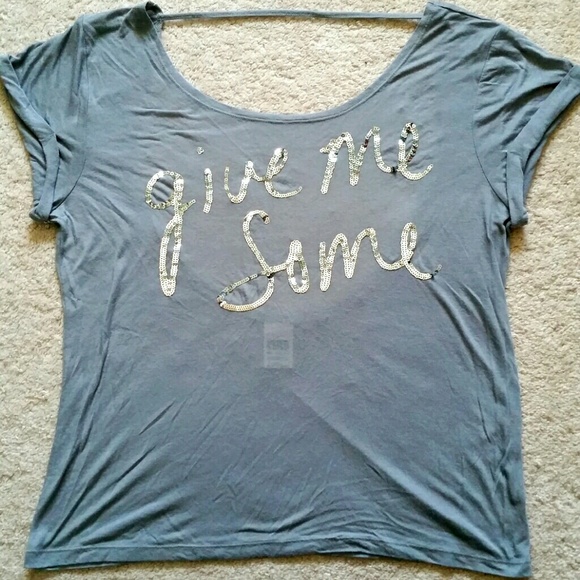 SOLD!! Victoria's Secret PINK Open Back Sequin Top