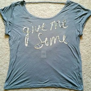 SOLD!! Victoria's Secret PINK Open Back Sequin Top