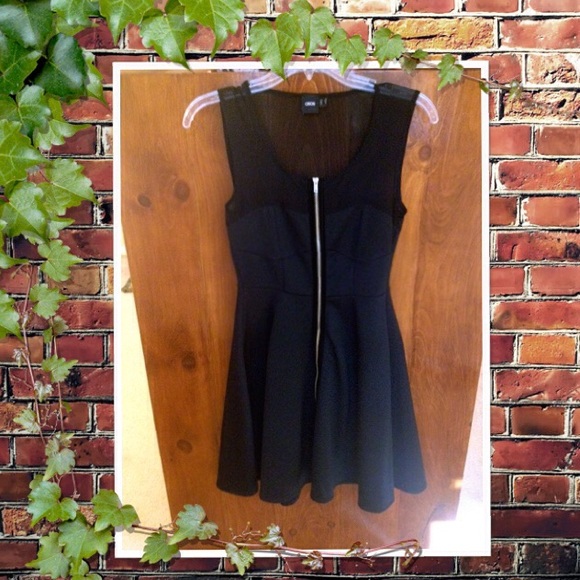 ASOS Black Mesh Dress +NEW+