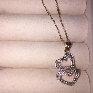 Gold heart necklace