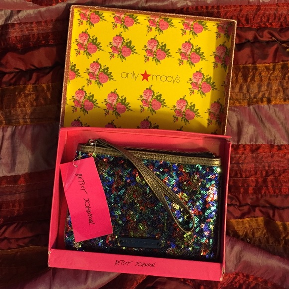Betsey Johnson wristlet!