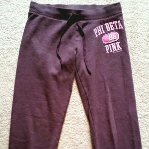 SOLD! Victoria's Secret PINK Purple Sweatpants