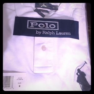 White polo size medium