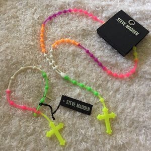 Steve Madden rosary set