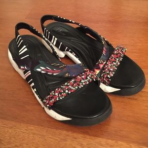 Dior runway sandals