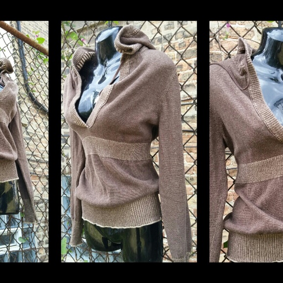 natural Reflection  Sweaters - Too, Cute! Brown Hoodie