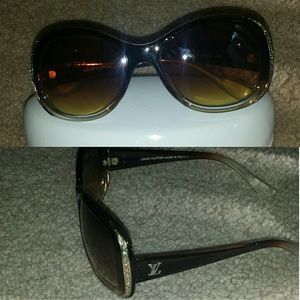 brown shades with stones